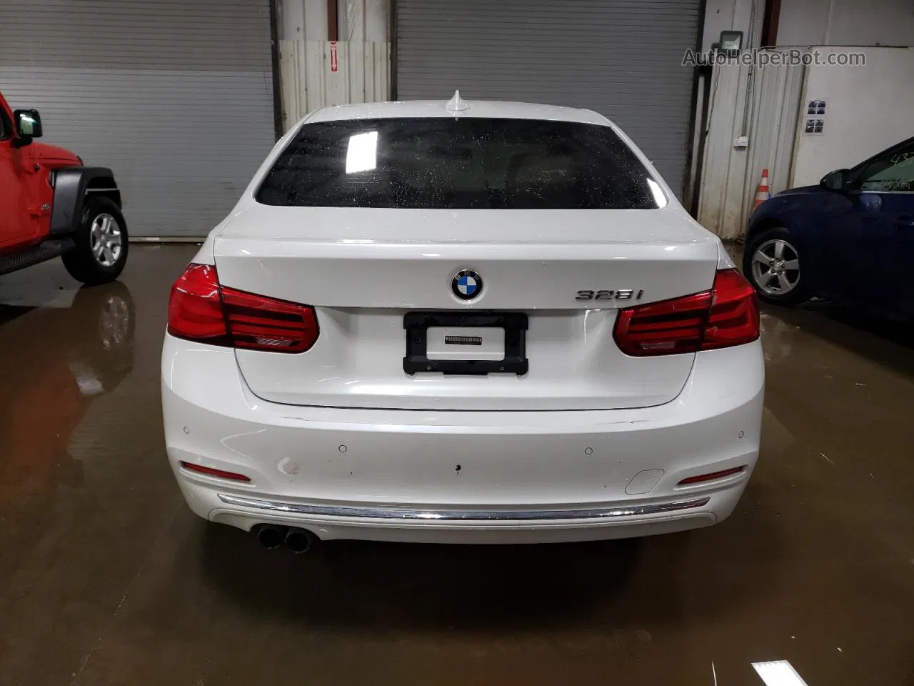 2016 Bmw 328 I Sulev White vin: WBA8E9G52GNT87848