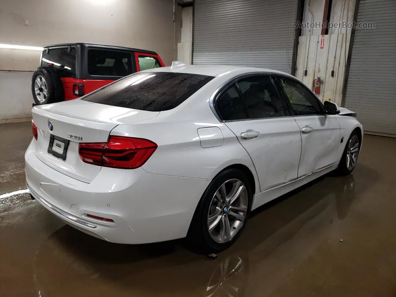 2016 Bmw 328 I Sulev White vin: WBA8E9G52GNT87848