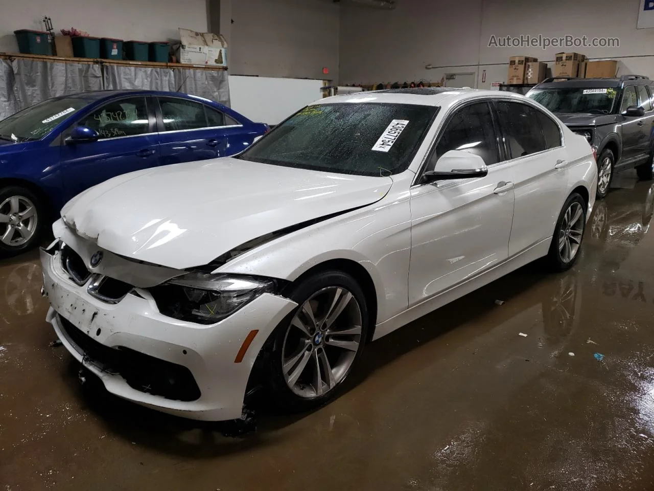 2016 Bmw 328 I Sulev White vin: WBA8E9G52GNT87848