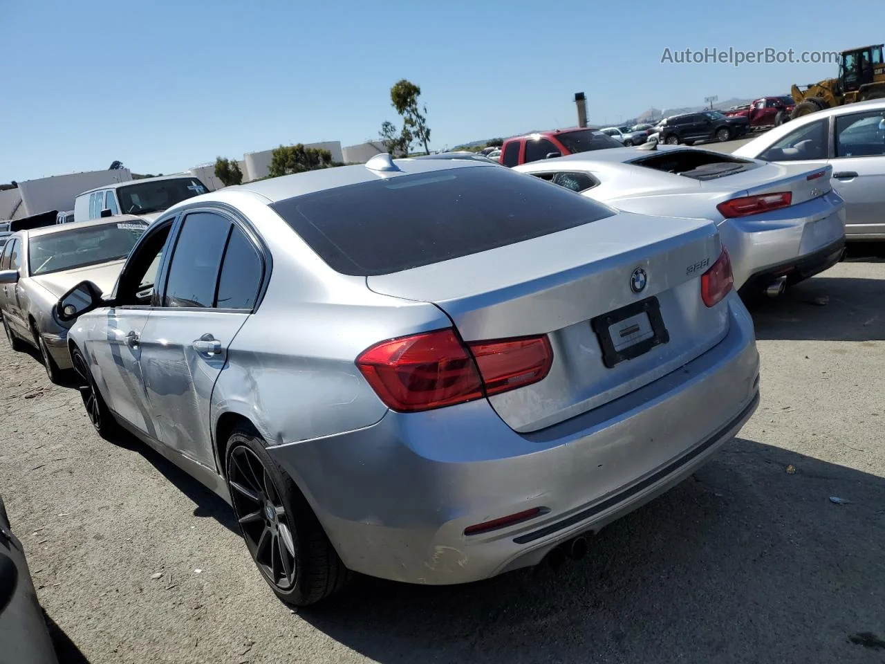 2016 Bmw 328 I Sulev Silver vin: WBA8E9G52GNU29709