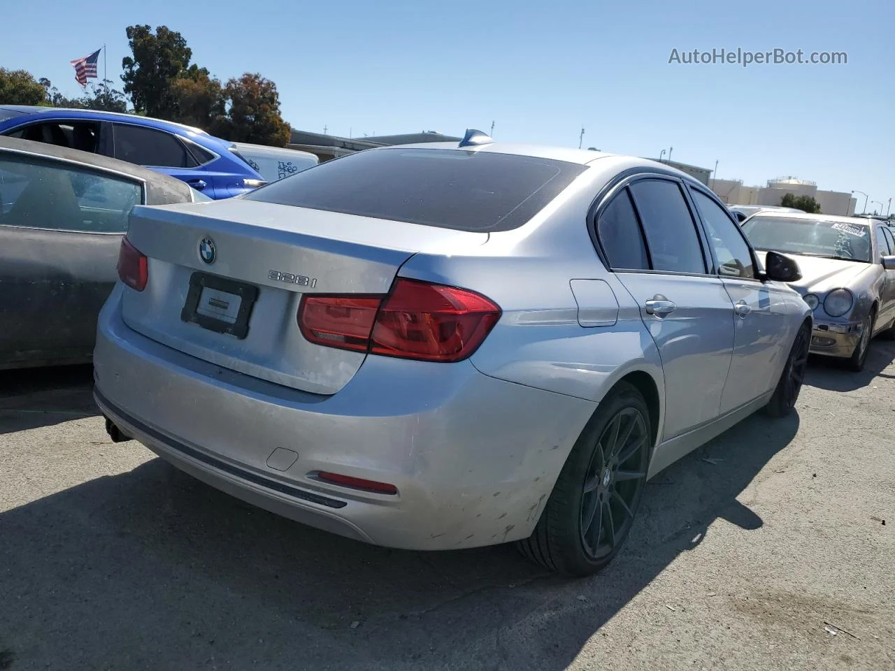 2016 Bmw 328 I Sulev Silver vin: WBA8E9G52GNU29709