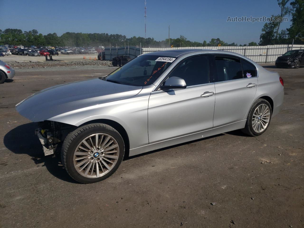 2016 Bmw 328 I Sulev Серебряный vin: WBA8E9G53GNT44541