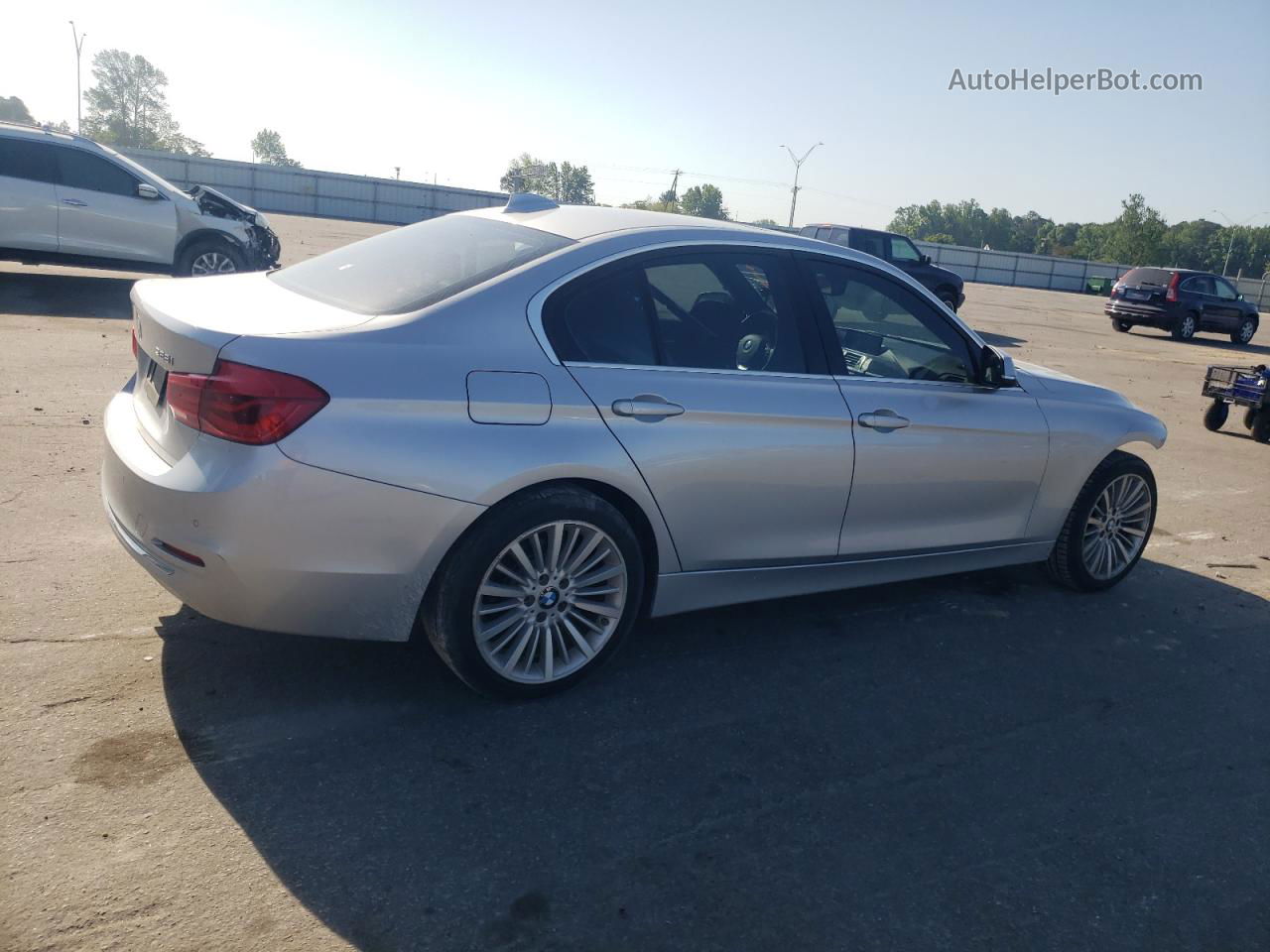 2016 Bmw 328 I Sulev Silver vin: WBA8E9G53GNT44541