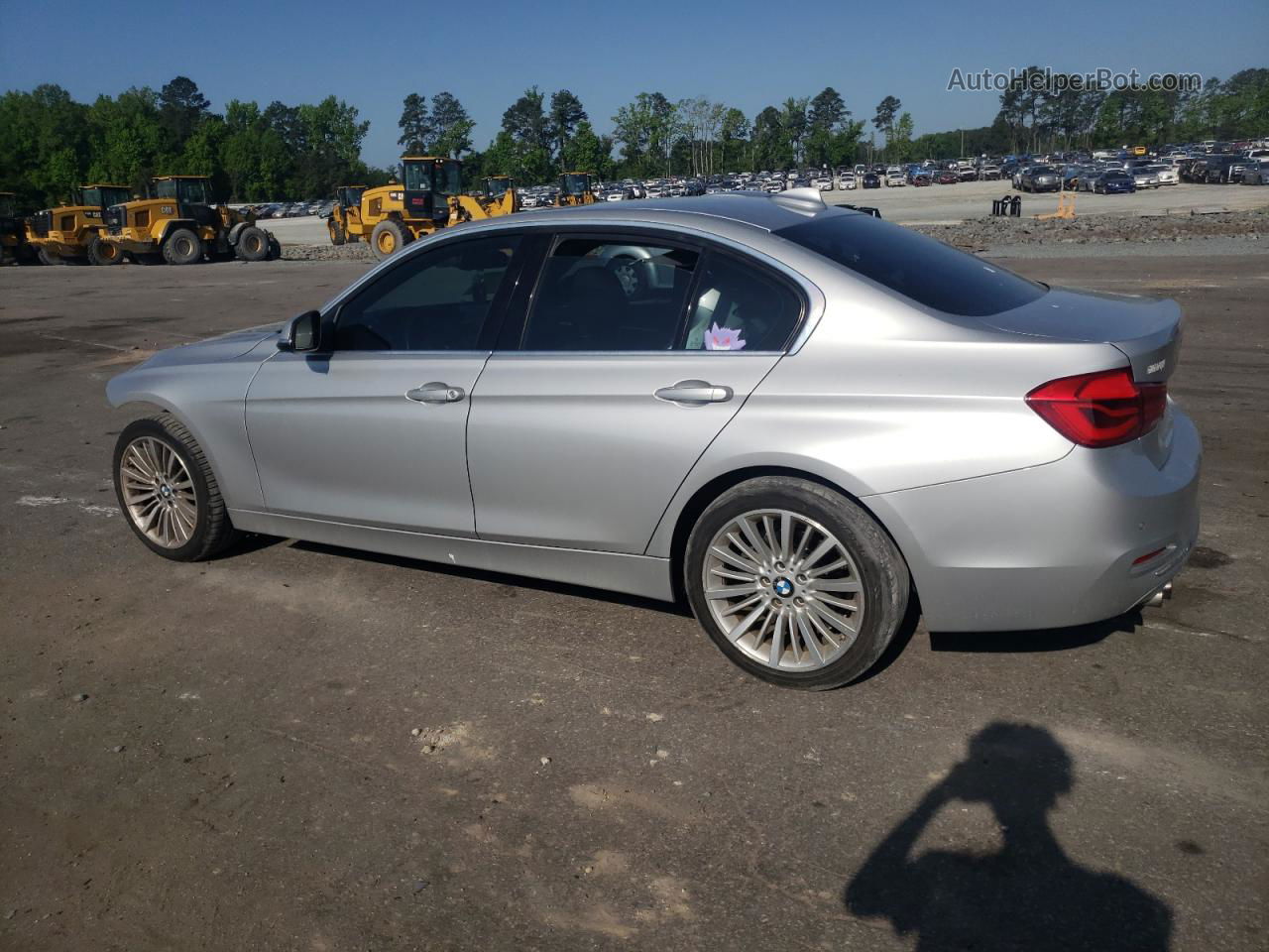 2016 Bmw 328 I Sulev Серебряный vin: WBA8E9G53GNT44541