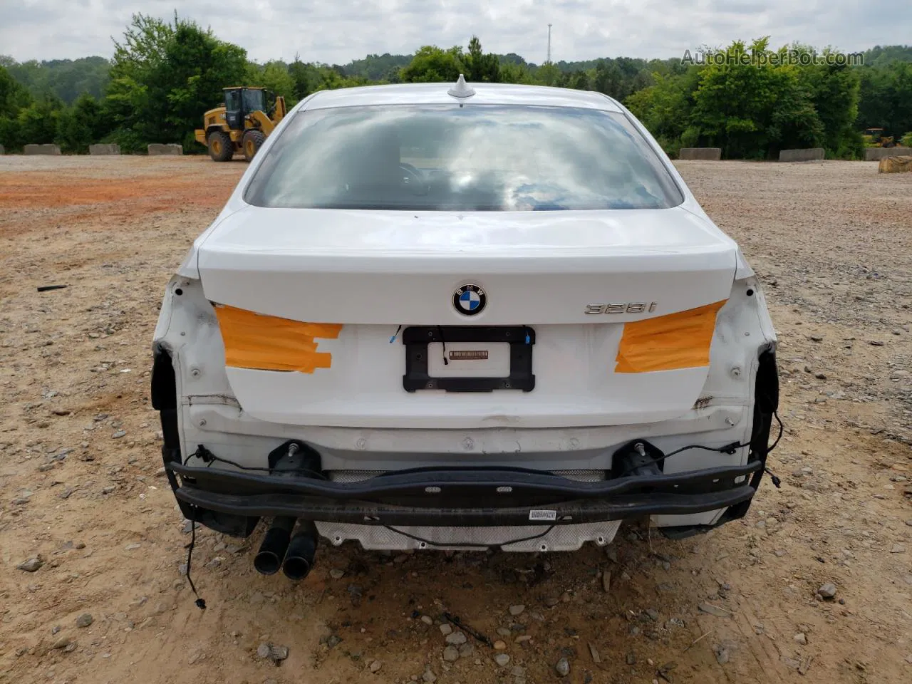 2016 Bmw 328 I Sulev White vin: WBA8E9G53GNT82075