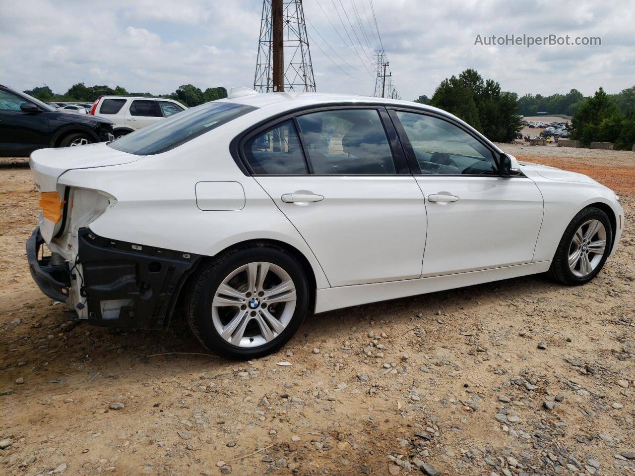 2016 Bmw 328 I Sulev White vin: WBA8E9G53GNT82075