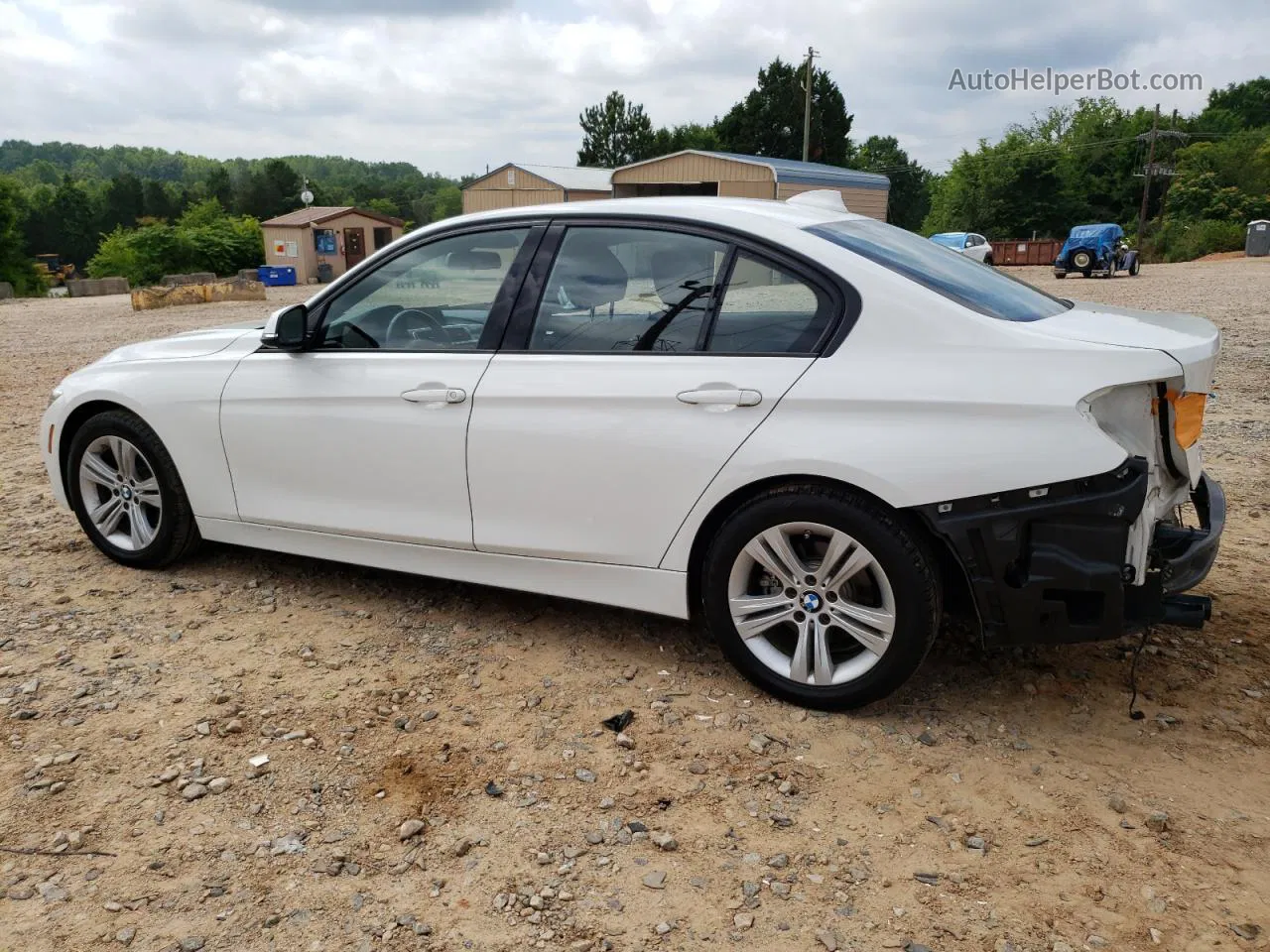 2016 Bmw 328 I Sulev White vin: WBA8E9G53GNT82075