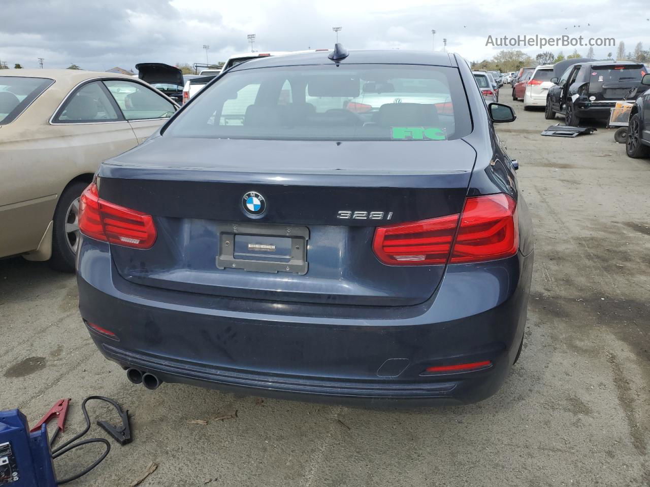 2016 Bmw 328 I Sulev Blue vin: WBA8E9G53GNT86966