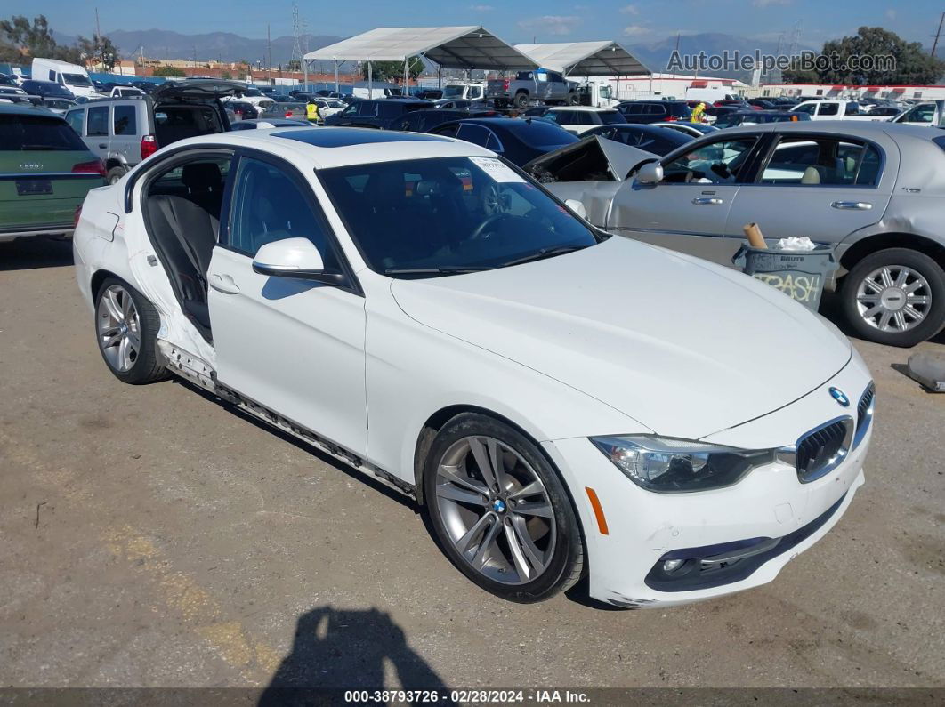 2016 Bmw 328i   White vin: WBA8E9G53GNU29802