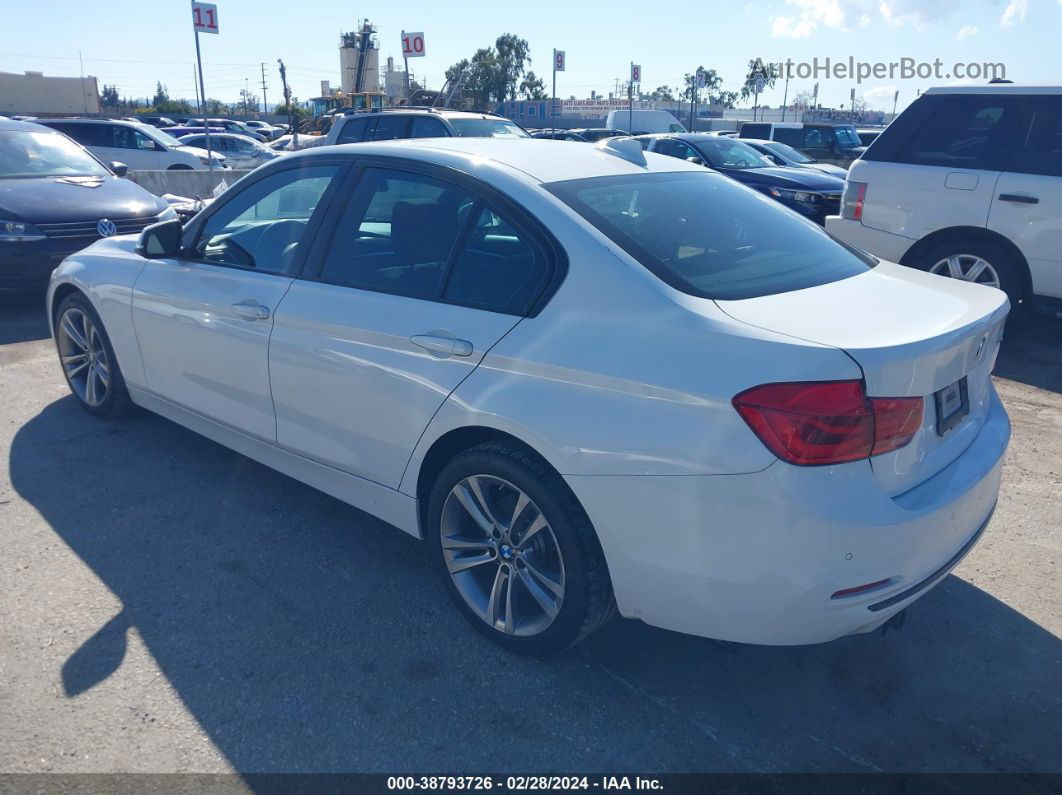 2016 Bmw 328i   White vin: WBA8E9G53GNU29802