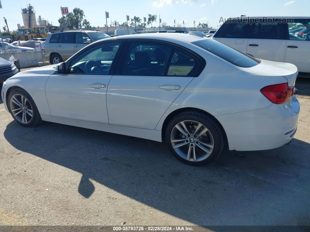 2016 Bmw 328i   White vin: WBA8E9G53GNU29802