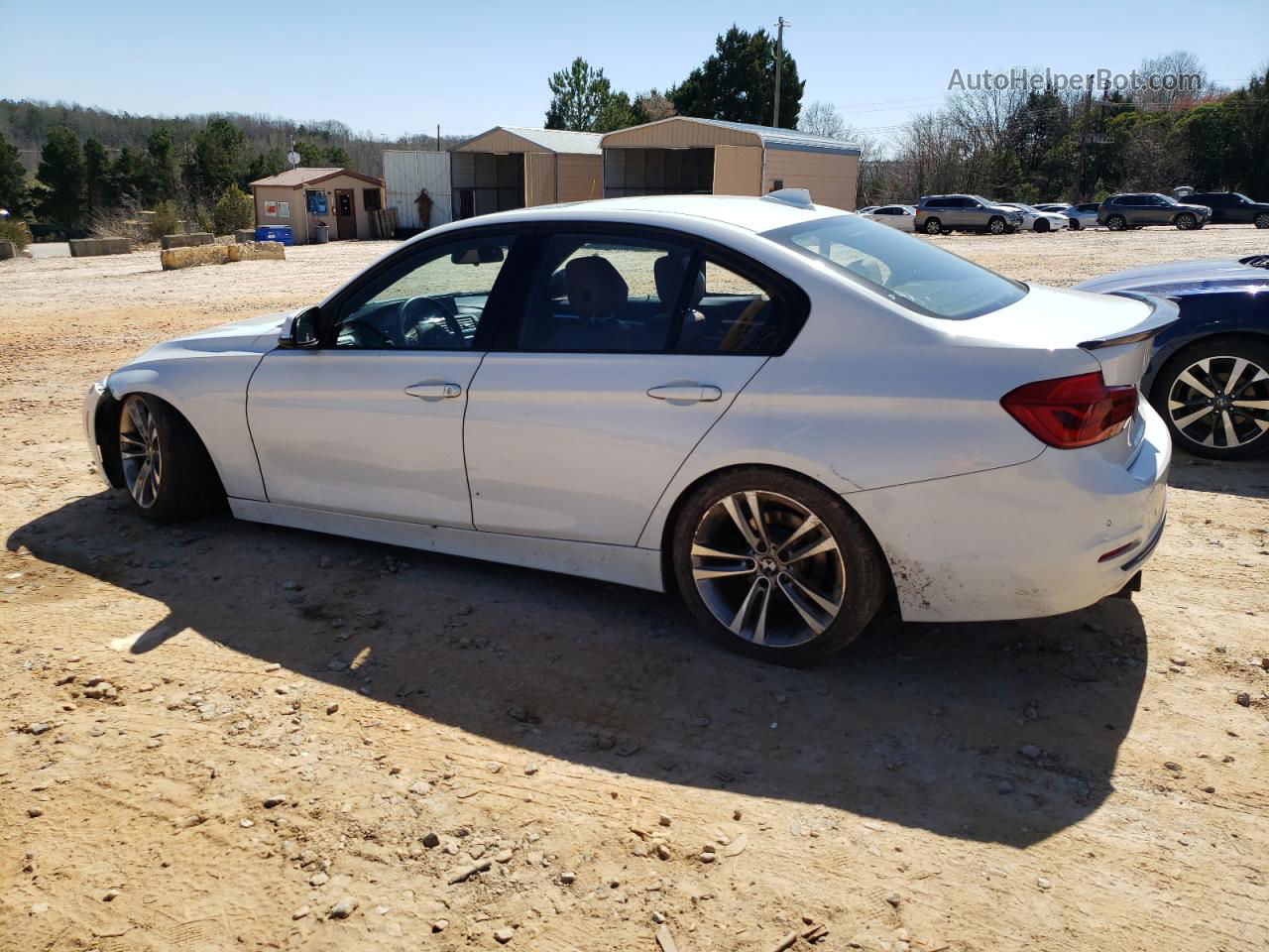 2016 Bmw 328 I Sulev White vin: WBA8E9G54GNT42460