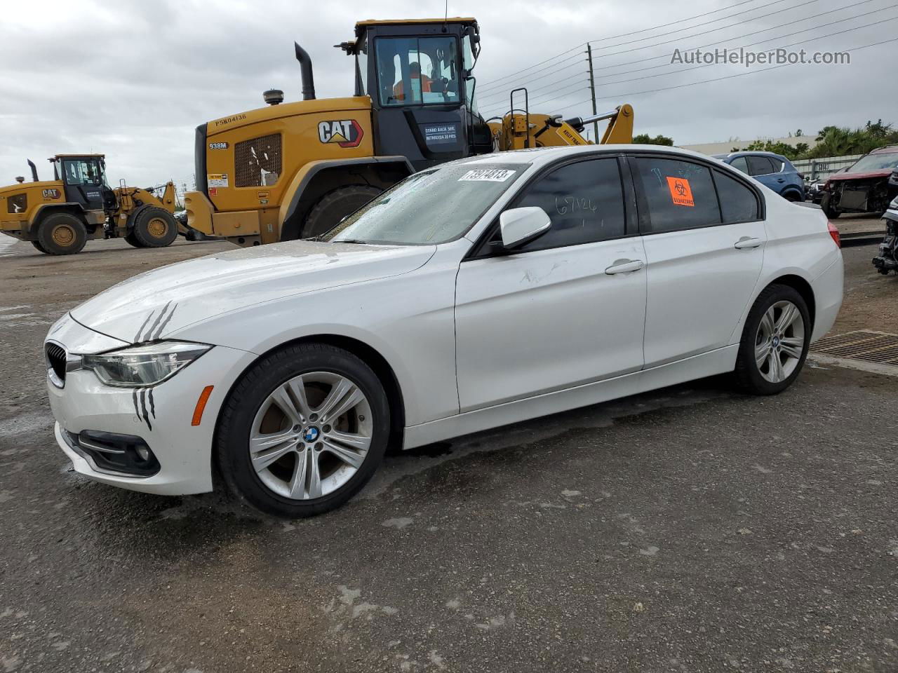 2016 Bmw 328 I Sulev White vin: WBA8E9G54GNT47268