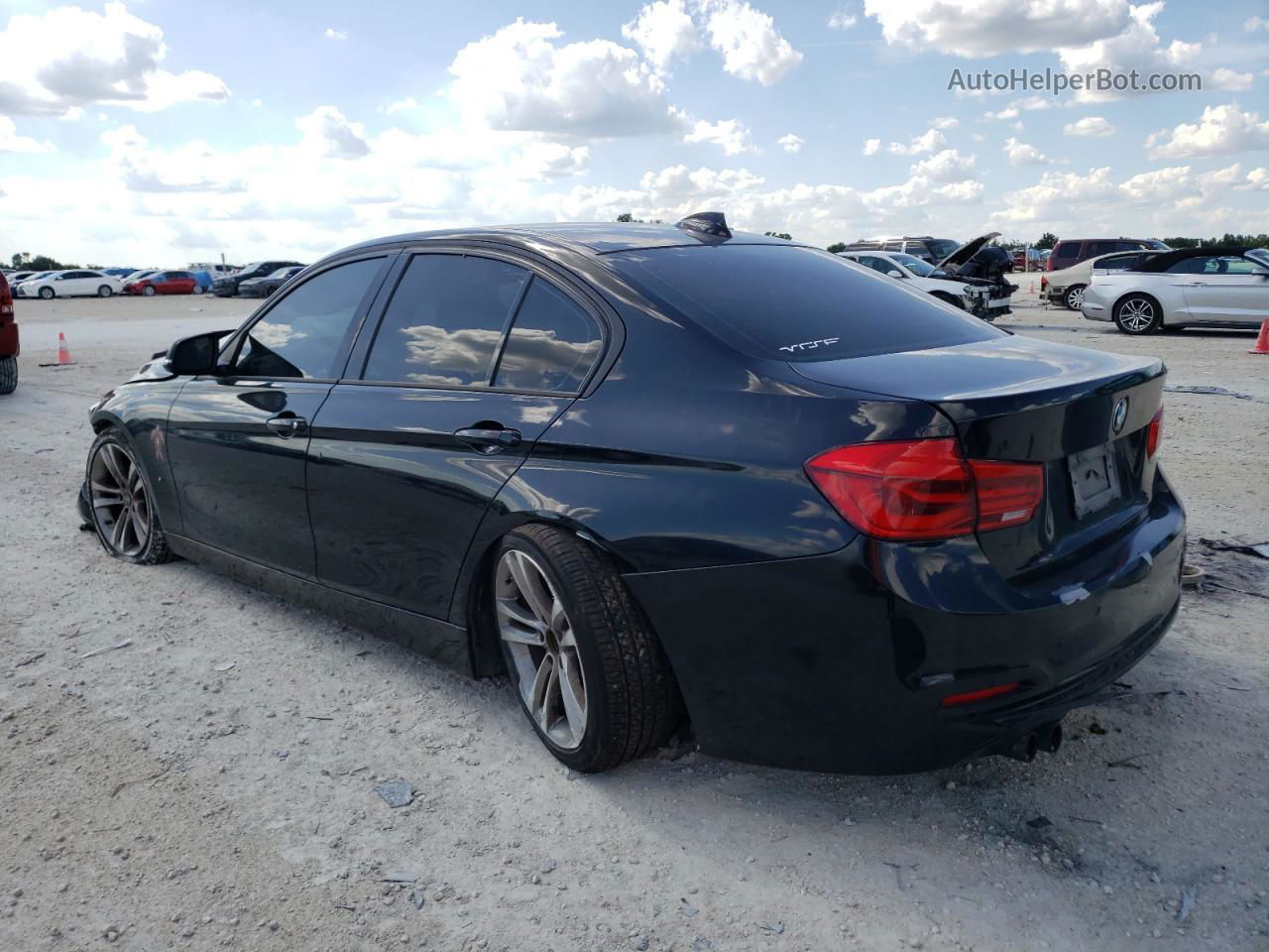 2016 Bmw 328 I Sulev Black vin: WBA8E9G54GNU29307