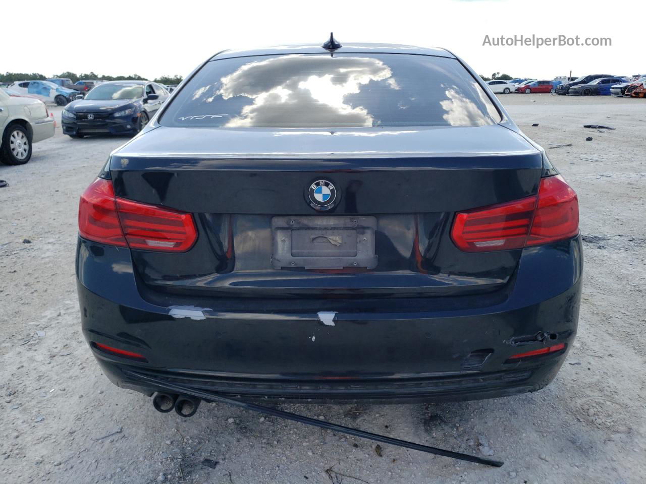 2016 Bmw 328 I Sulev Black vin: WBA8E9G54GNU29307