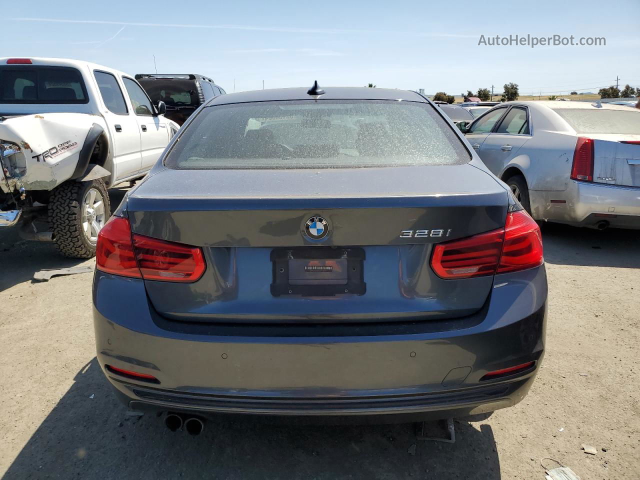 2016 Bmw 328 I Sulev Gray vin: WBA8E9G55GNT81378