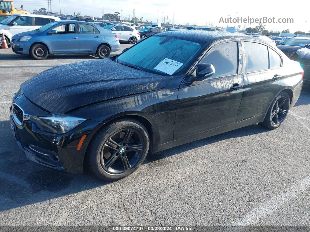 2016 Bmw 328i Black vin: WBA8E9G55GNT85043