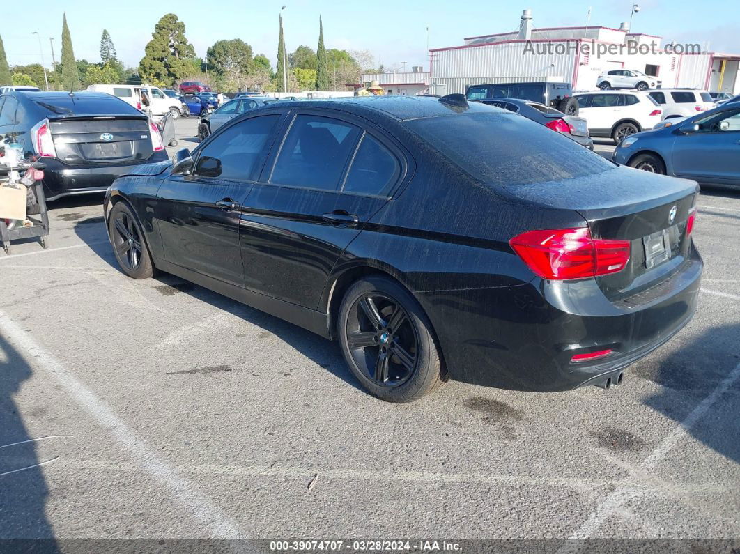 2016 Bmw 328i Black vin: WBA8E9G55GNT85043