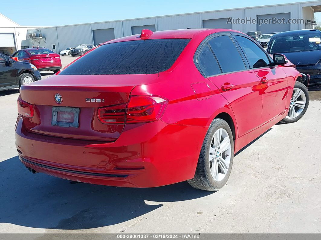 2016 Bmw 328i   Красный vin: WBA8E9G55GNT87696