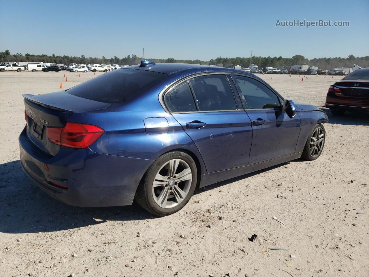 2016 Bmw 328 I Sulev Синий vin: WBA8E9G55GNT87827