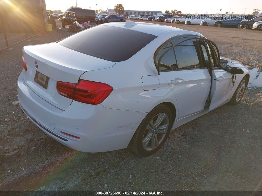 2016 Bmw 328i   White vin: WBA8E9G55GNU28537