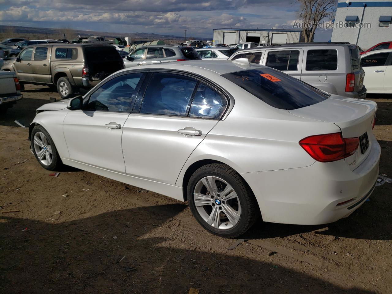 2016 Bmw 328 I Sulev White vin: WBA8E9G55GNU30658