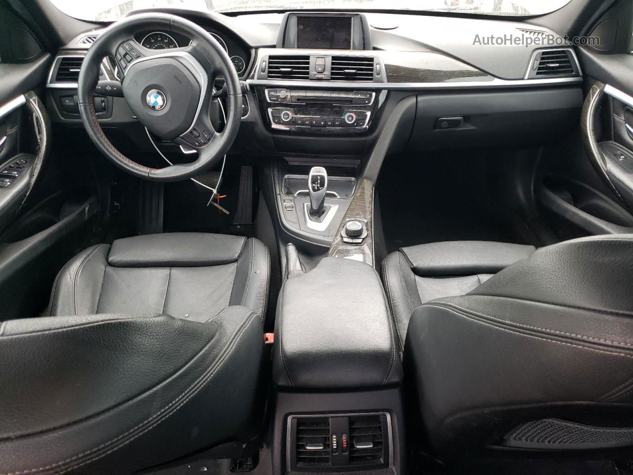 2016 Bmw 328 I Sulev Черный vin: WBA8E9G56GNT44372