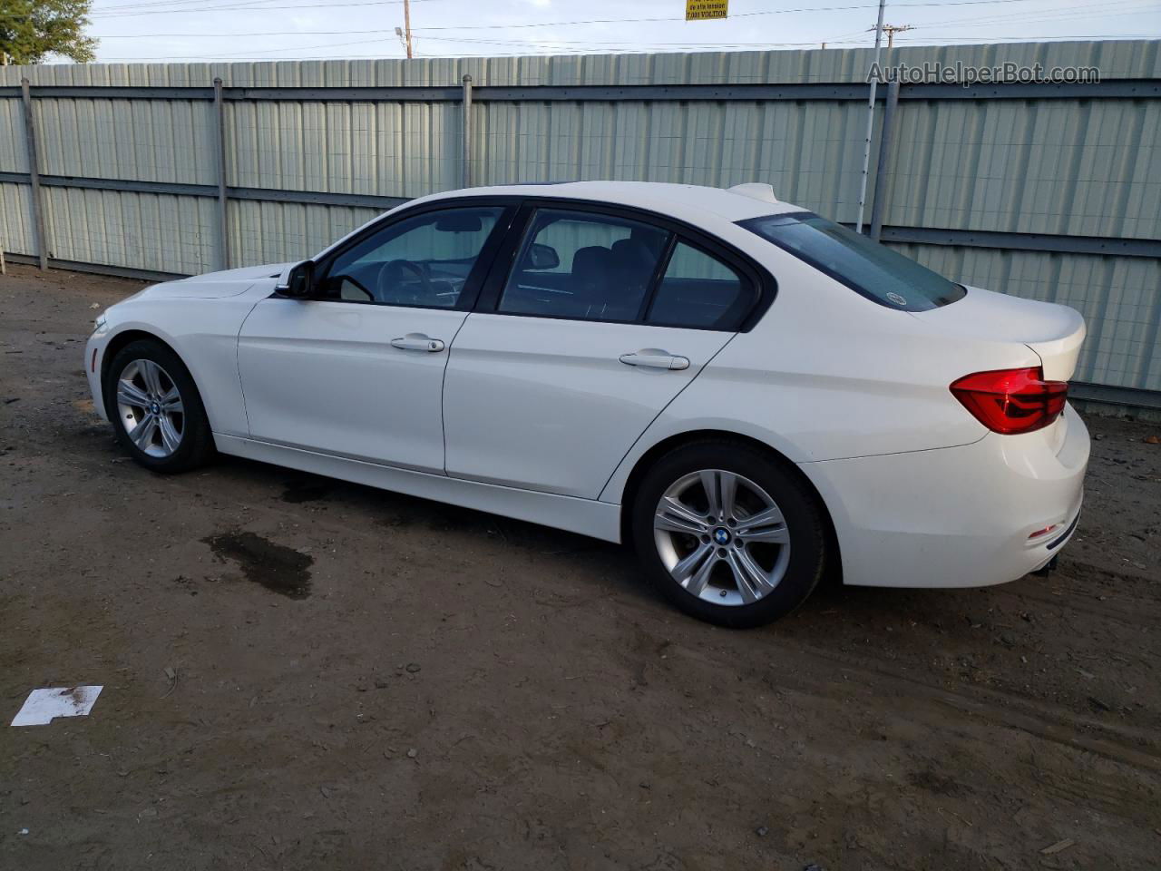 2016 Bmw 328 I Sulev Белый vin: WBA8E9G56GNT45859