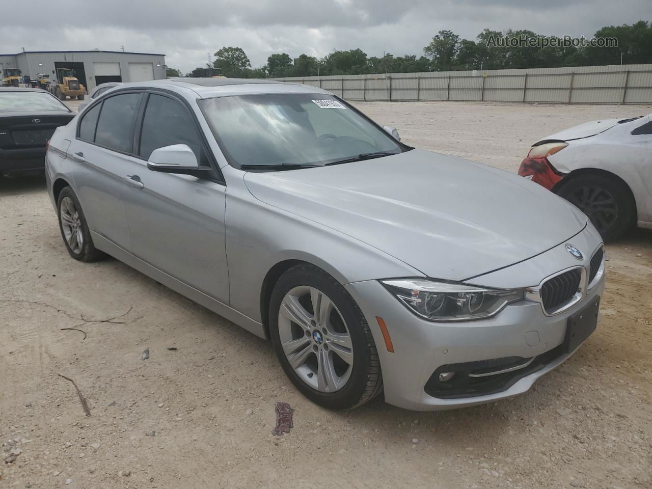 2016 Bmw 328 I Sulev Silver vin: WBA8E9G56GNT86489