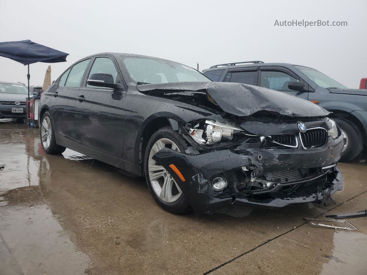 2016 Bmw 328 I Sulev Black vin: WBA8E9G56GNT87867