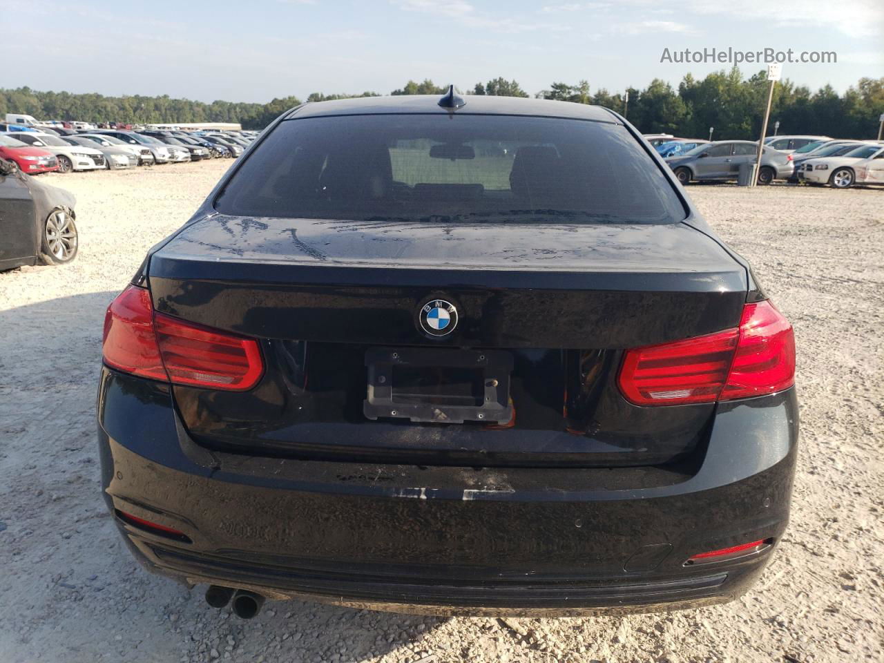 2016 Bmw 328 I Sulev Black vin: WBA8E9G56GNU29325