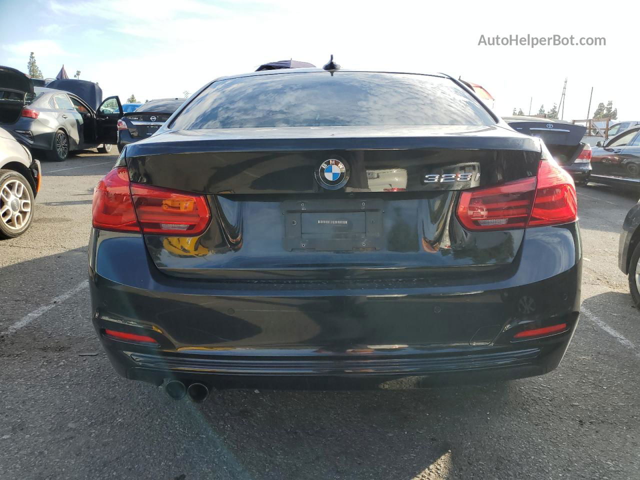 2016 Bmw 328 I Sulev Black vin: WBA8E9G56GNU29955