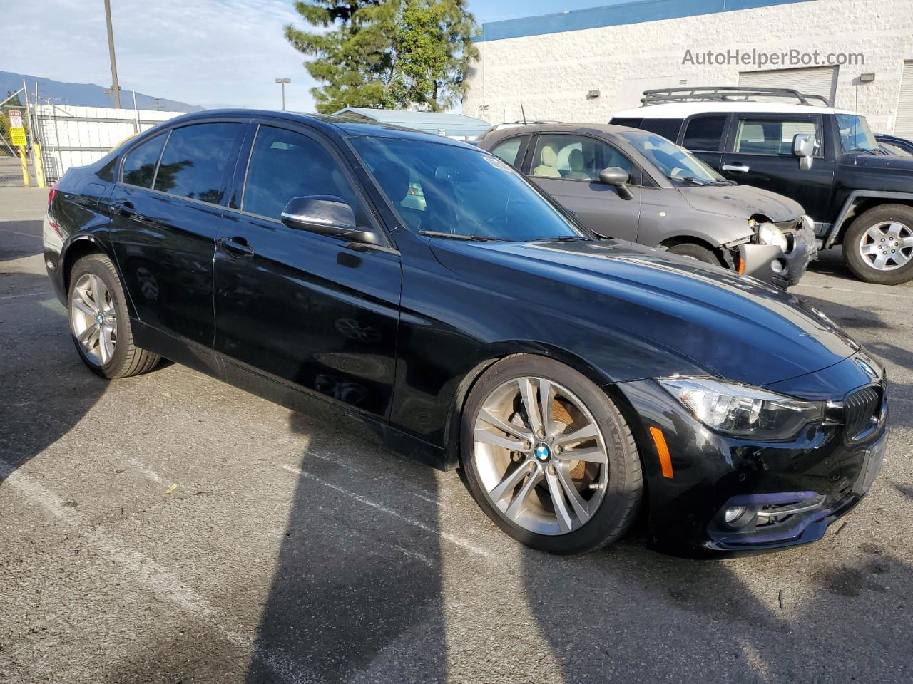 2016 Bmw 328 I Sulev Black vin: WBA8E9G56GNU29955