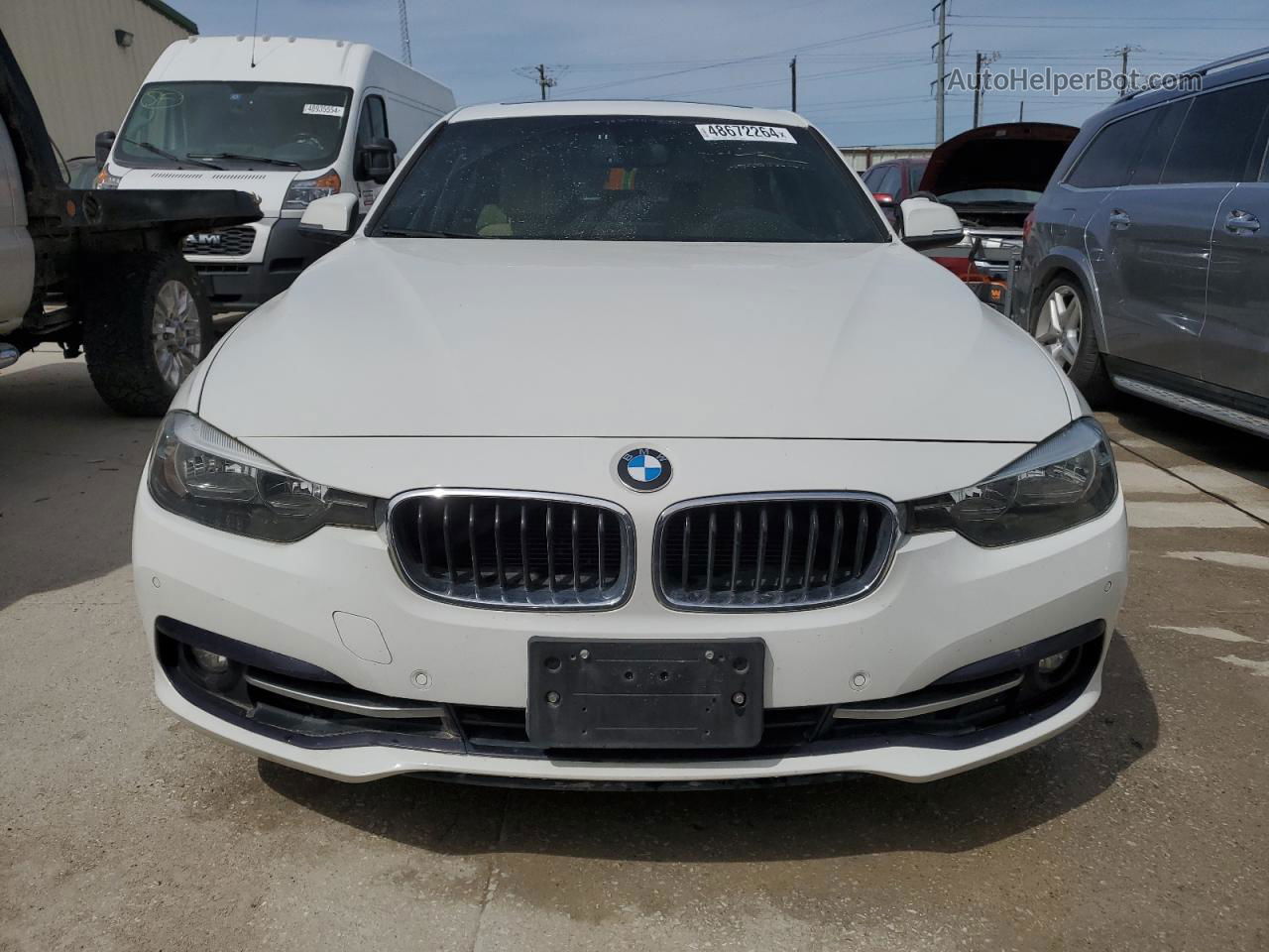 2016 Bmw 328 I Sulev White vin: WBA8E9G57GNT46289