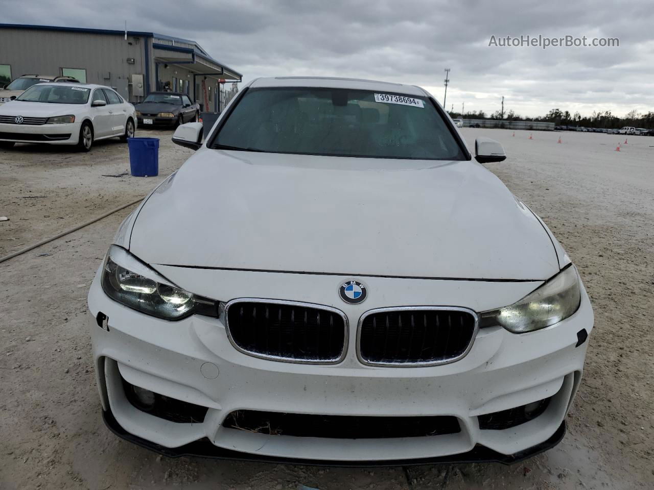 2016 Bmw 328 I Sulev White vin: WBA8E9G57GNT83911