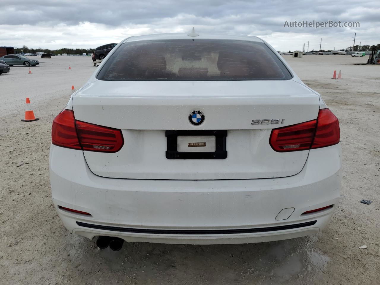 2016 Bmw 328 I Sulev White vin: WBA8E9G57GNT83911