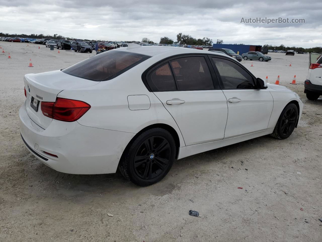 2016 Bmw 328 I Sulev White vin: WBA8E9G57GNT83911