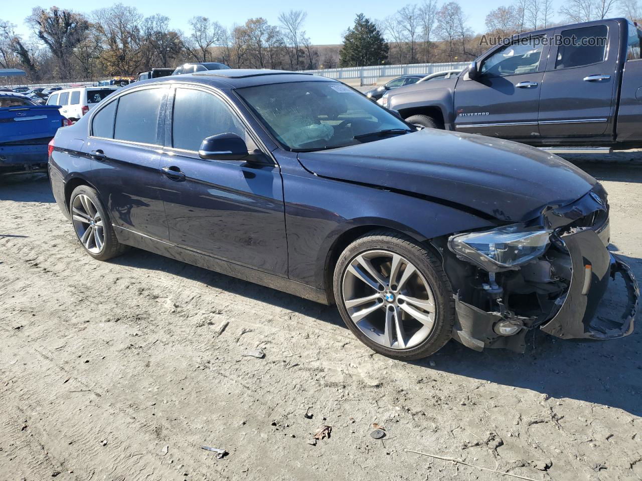 2016 Bmw 328 I Sulev Black vin: WBA8E9G57GNT84086