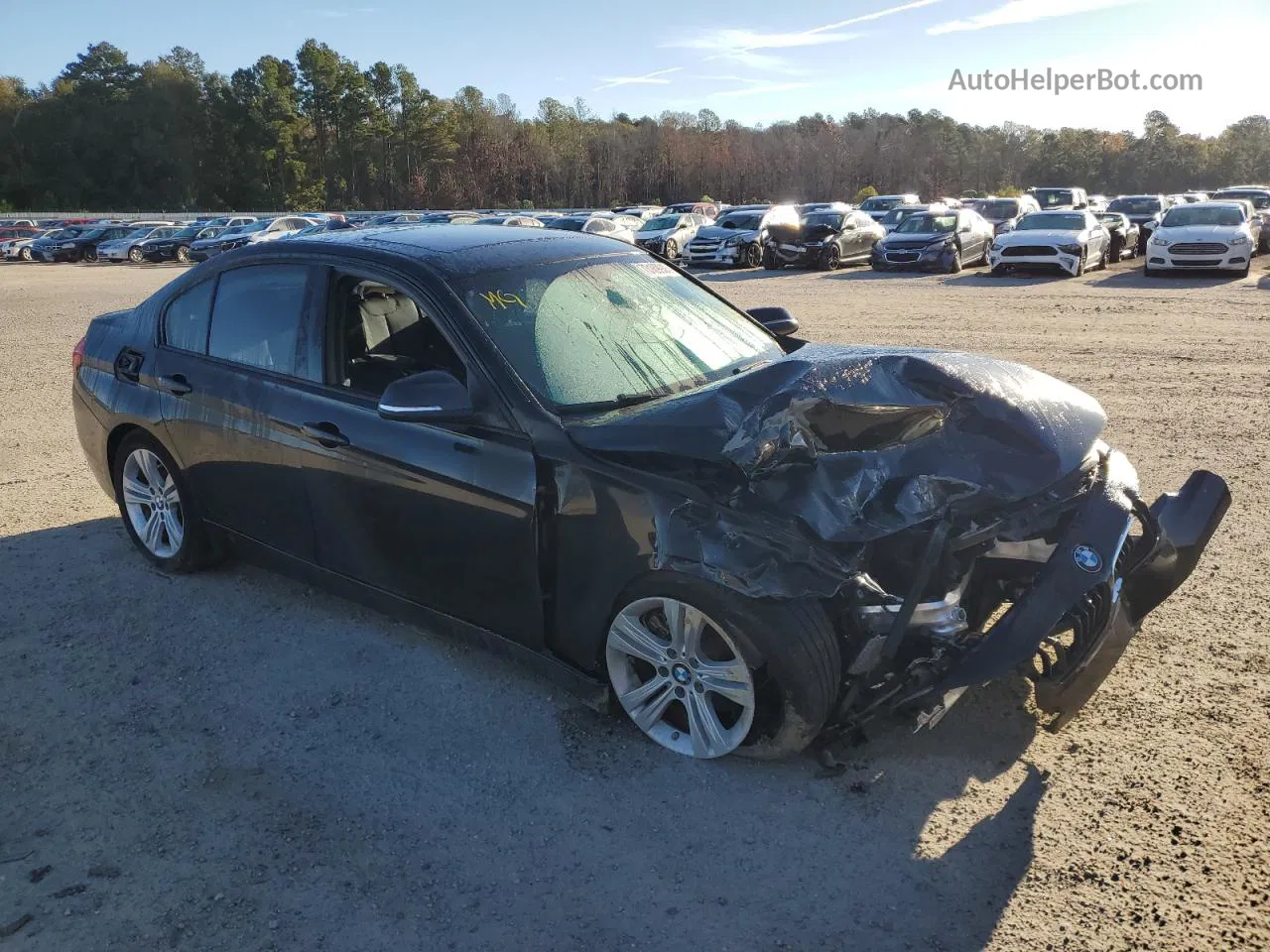 2016 Bmw 328 I Sulev Black vin: WBA8E9G57GNT87957