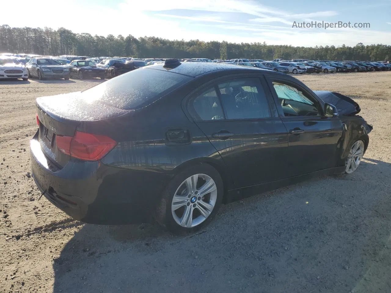 2016 Bmw 328 I Sulev Black vin: WBA8E9G57GNT87957