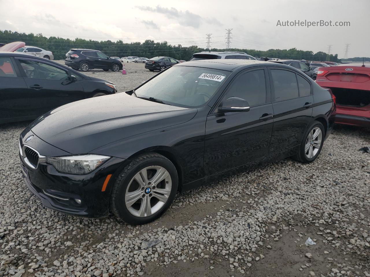 2016 Bmw 328 I Sulev Black vin: WBA8E9G57GNT88610