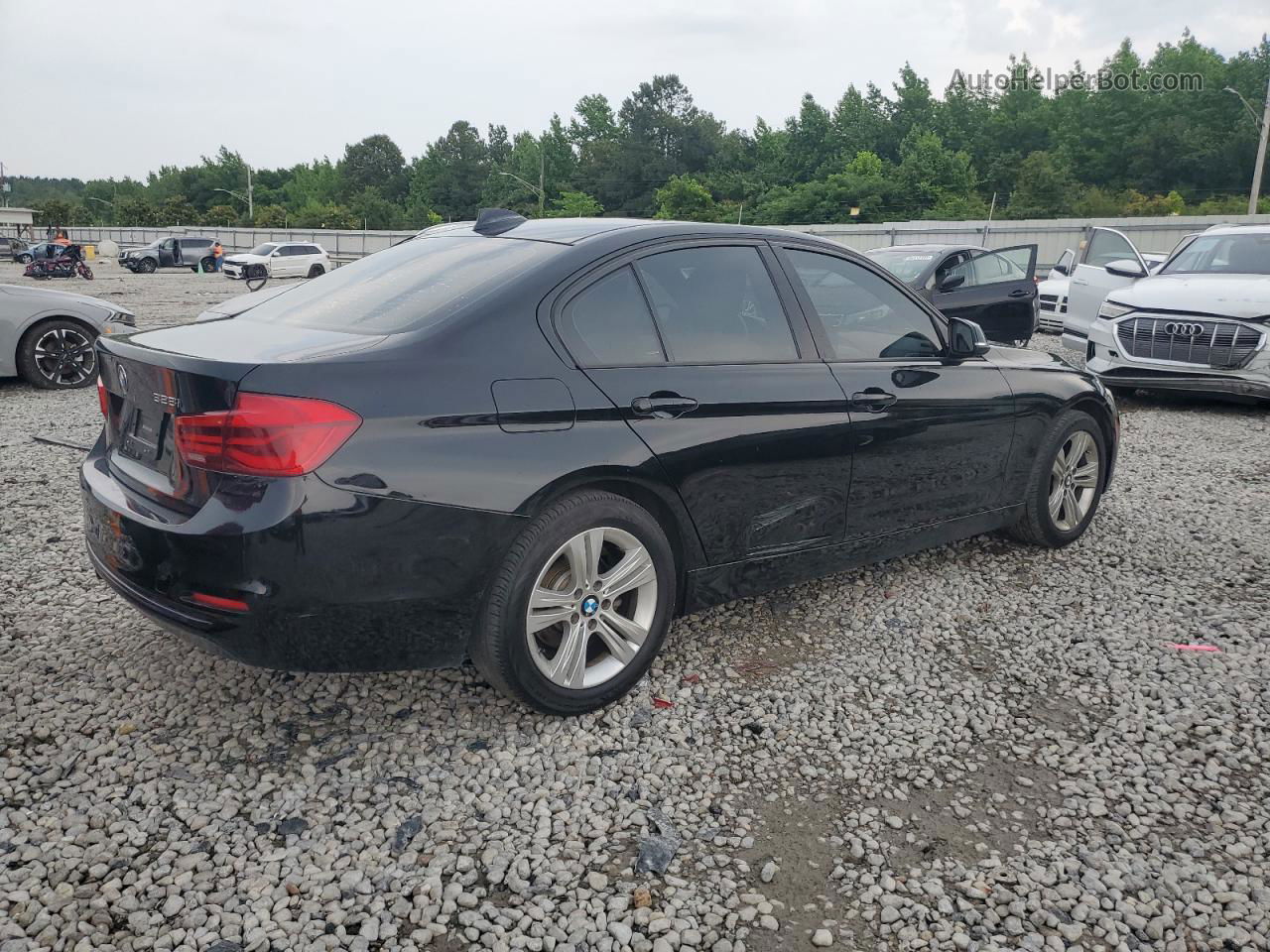 2016 Bmw 328 I Sulev Черный vin: WBA8E9G57GNT88610