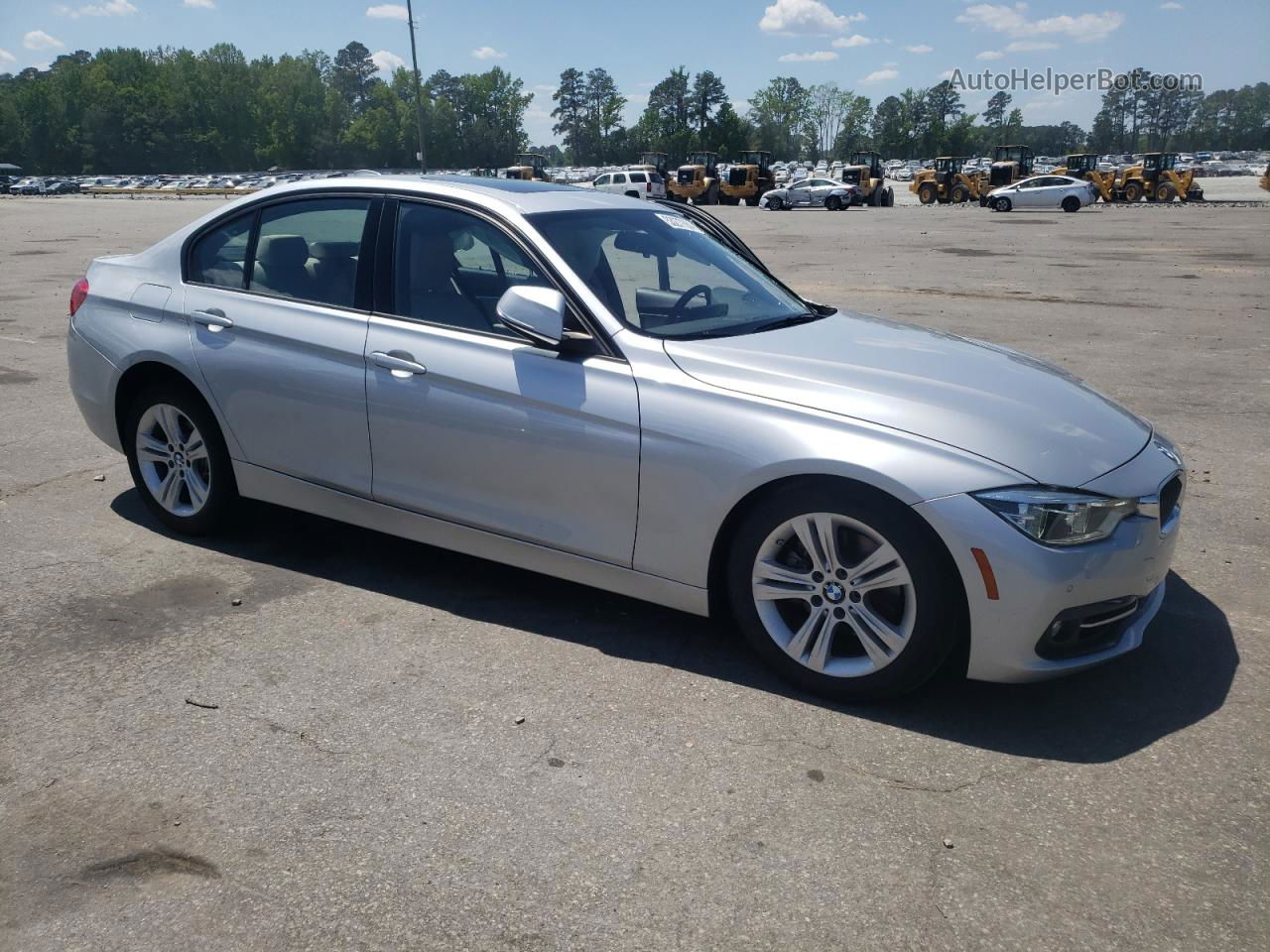 2016 Bmw 328 I Sulev Silver vin: WBA8E9G58GNT42428