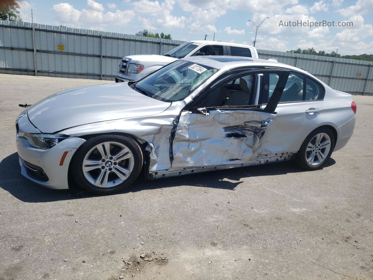 2016 Bmw 328 I Sulev Silver vin: WBA8E9G58GNT42428