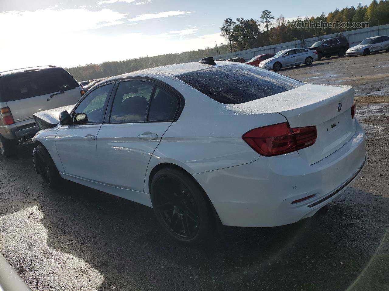 2016 Bmw 328 I Sulev White vin: WBA8E9G58GNT43076