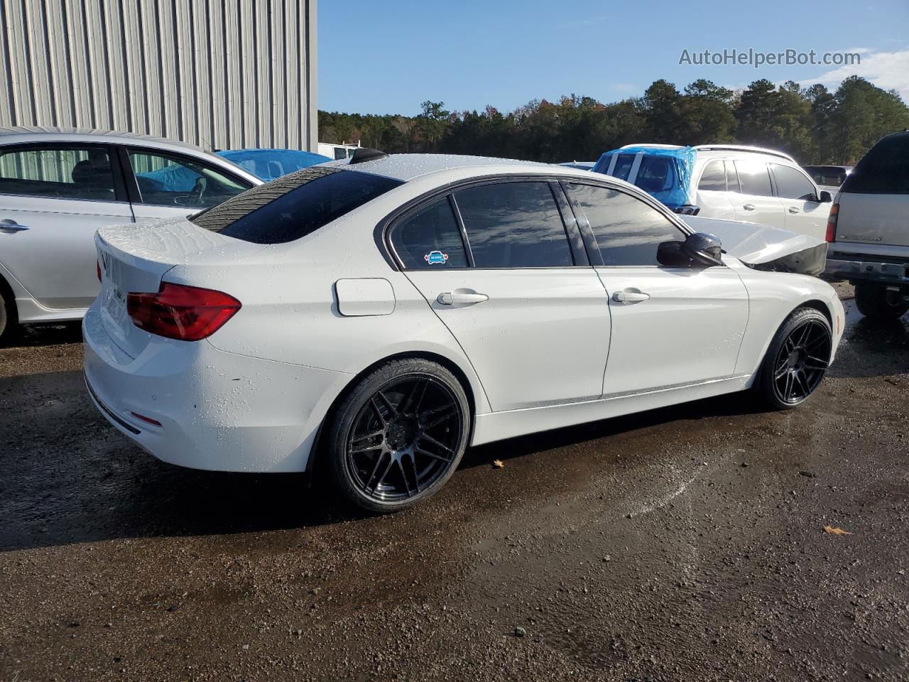 2016 Bmw 328 I Sulev White vin: WBA8E9G58GNT43076