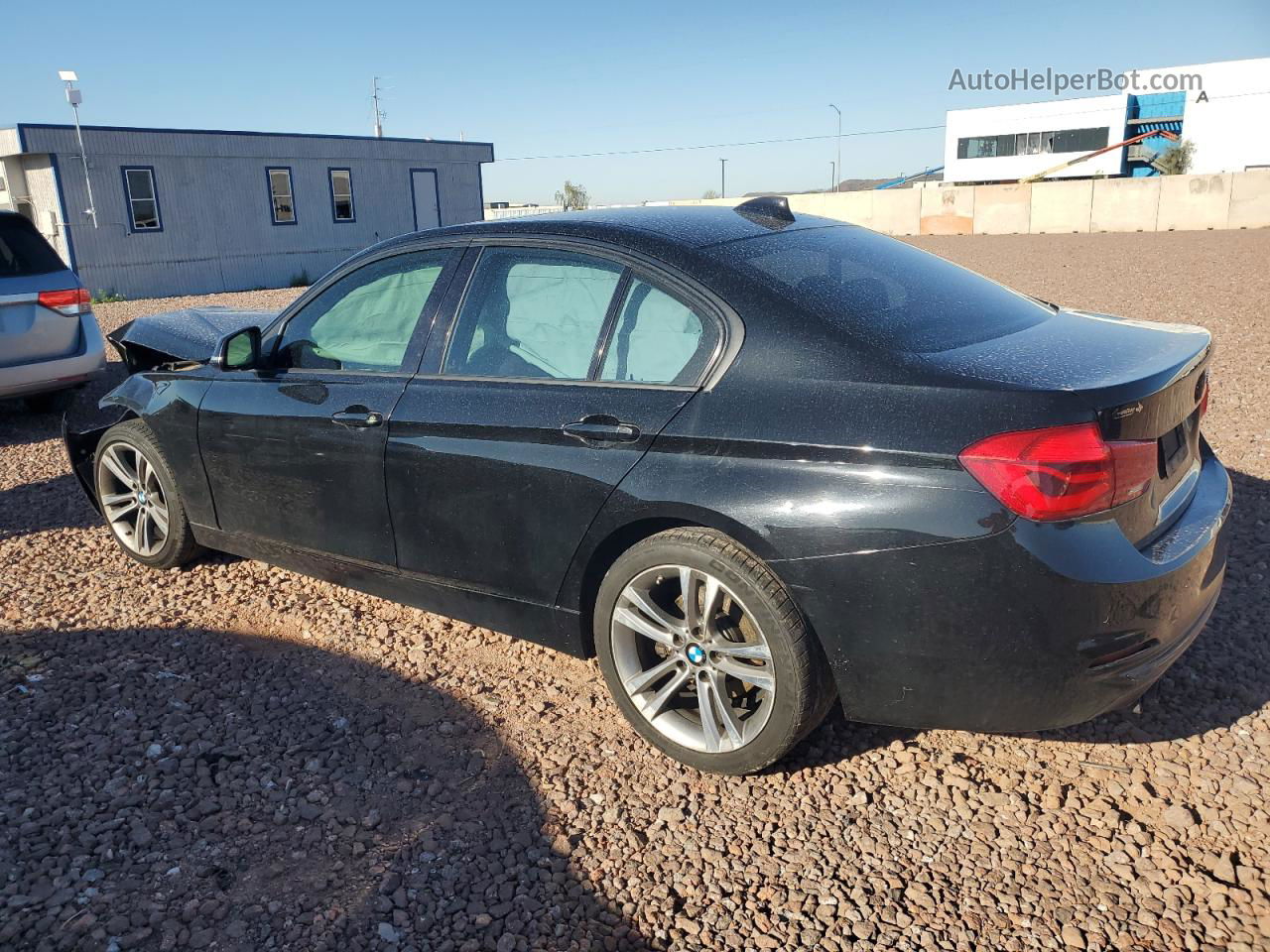 2016 Bmw 328 I Sulev Черный vin: WBA8E9G58GNT82167