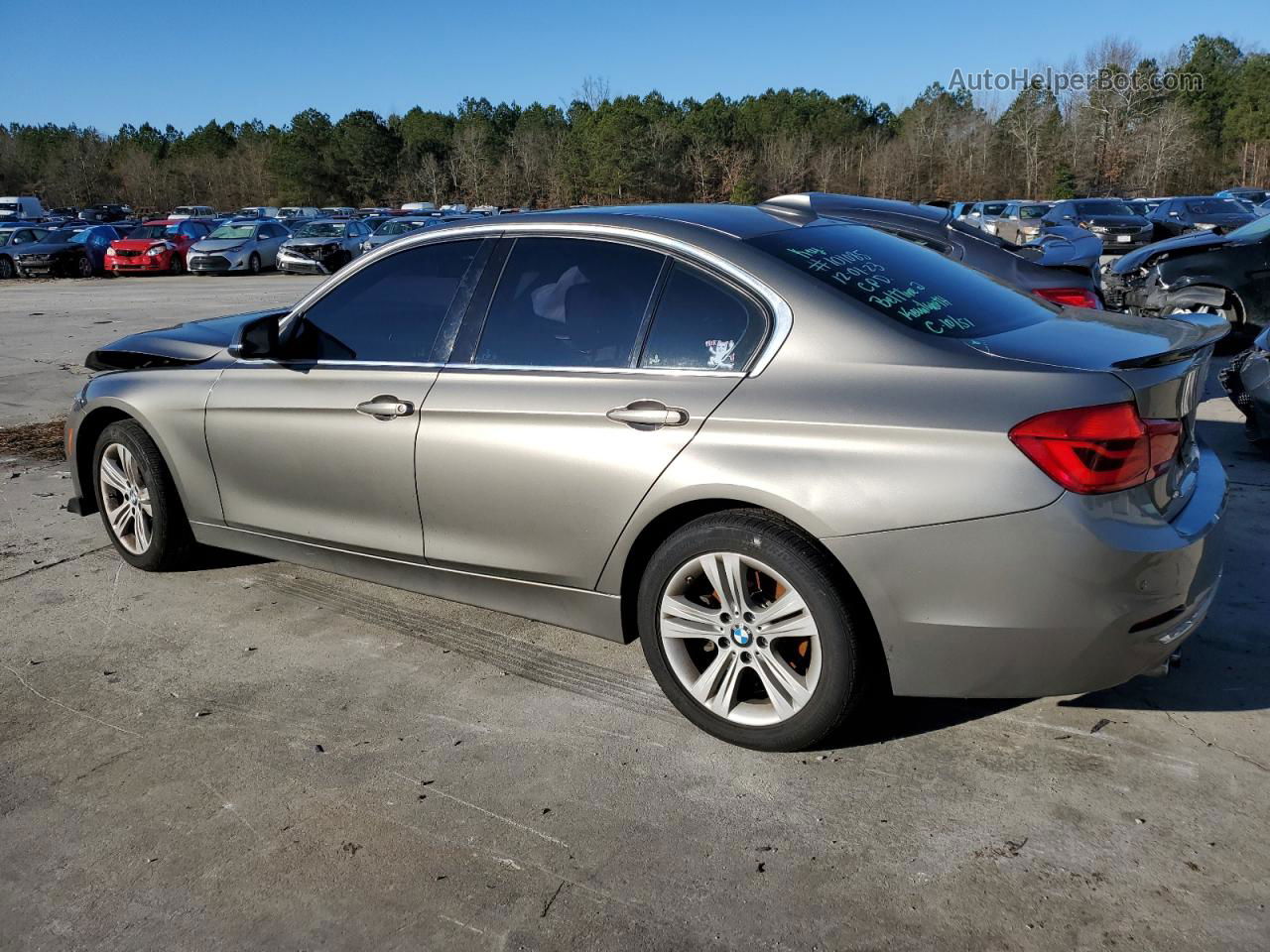 2016 Bmw 328 I Sulev Gray vin: WBA8E9G58GNT83805