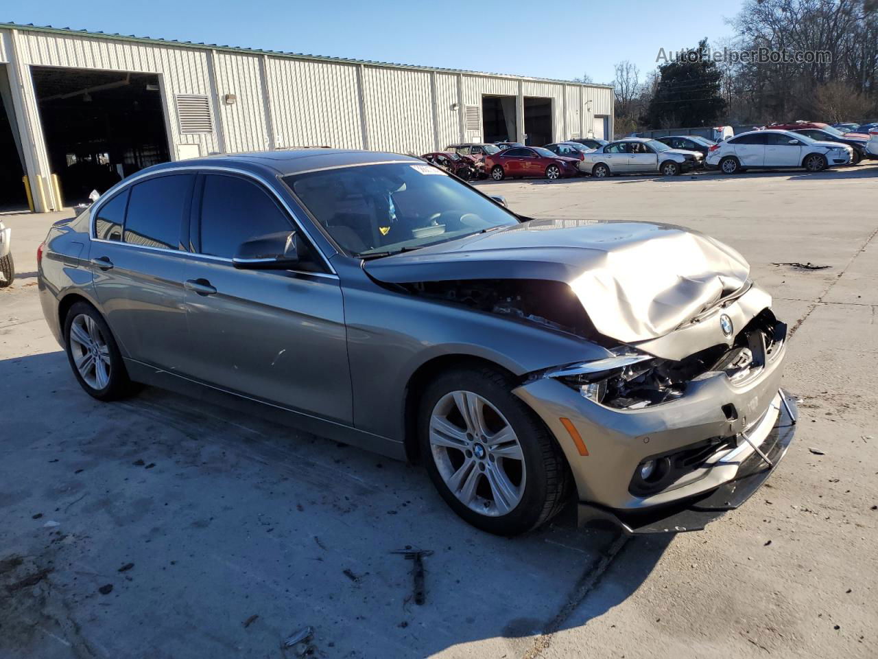 2016 Bmw 328 I Sulev Gray vin: WBA8E9G58GNT83805