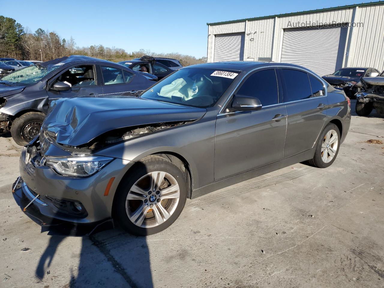 2016 Bmw 328 I Sulev Gray vin: WBA8E9G58GNT83805